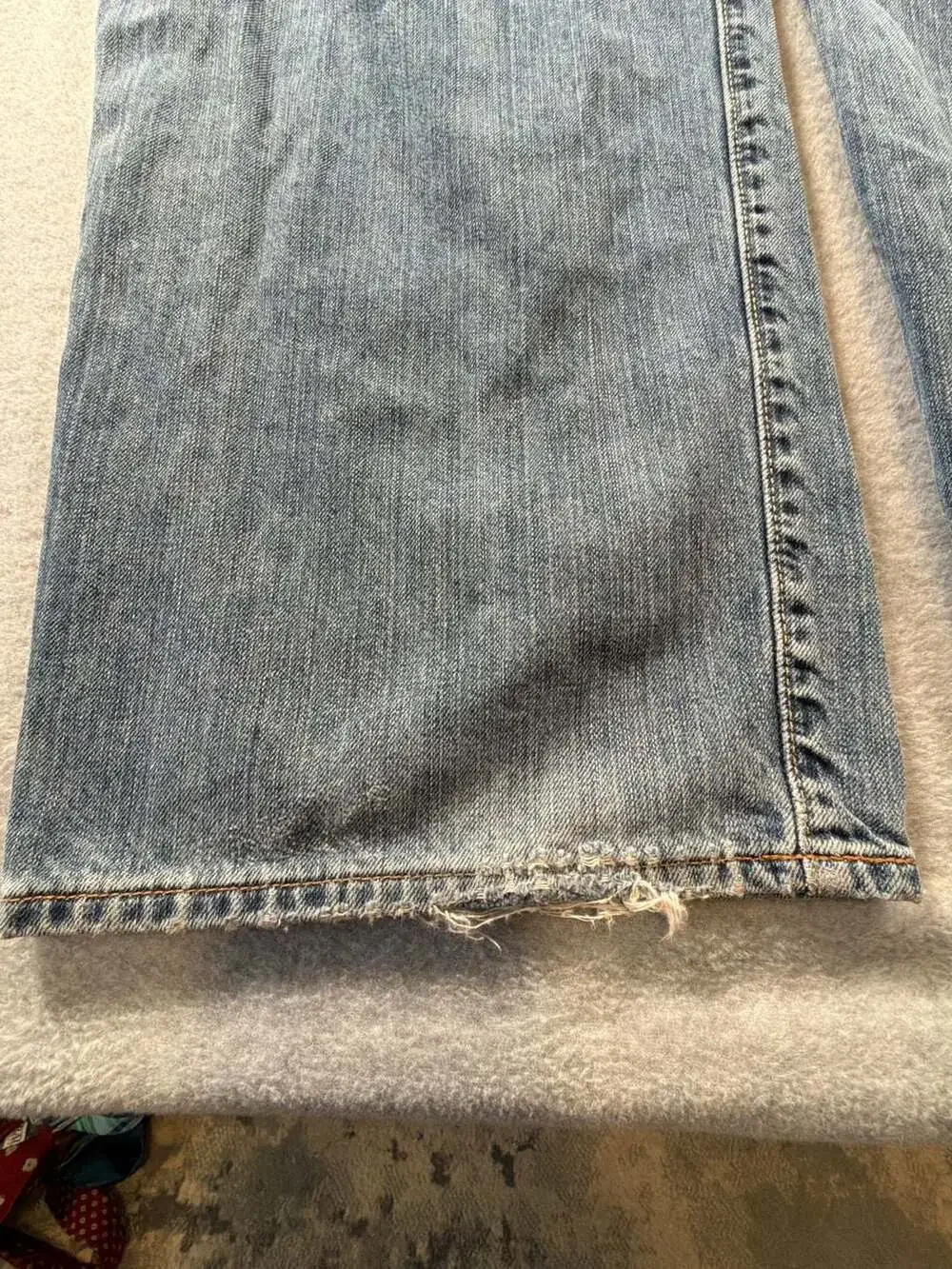 Lucky Brand 181 Relaxed Straight Men's Blue Jeans Size 40x32